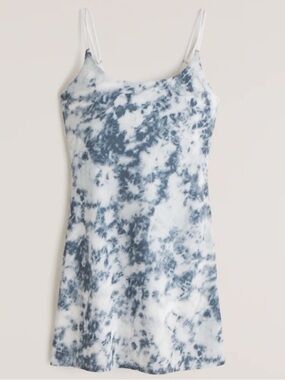 Abercrombie & Fitch Traveler Mini Dress Athletic in Tie Dye Size XS TALL XST NWT